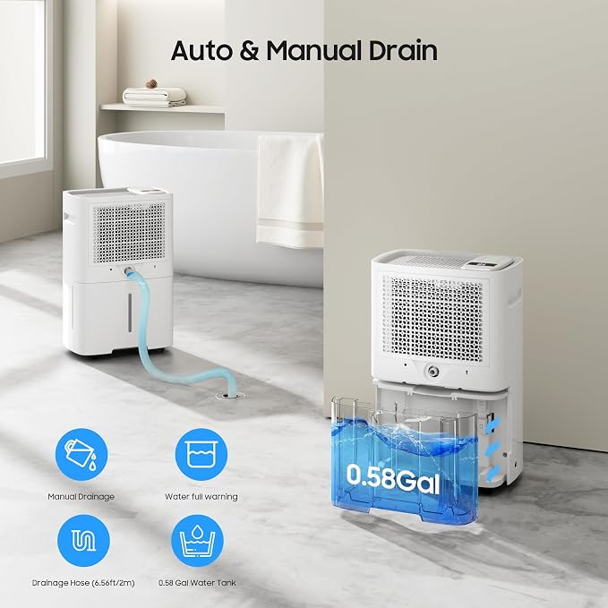 5500 Sq.Ft Dehumidifier for Basement - Image 6