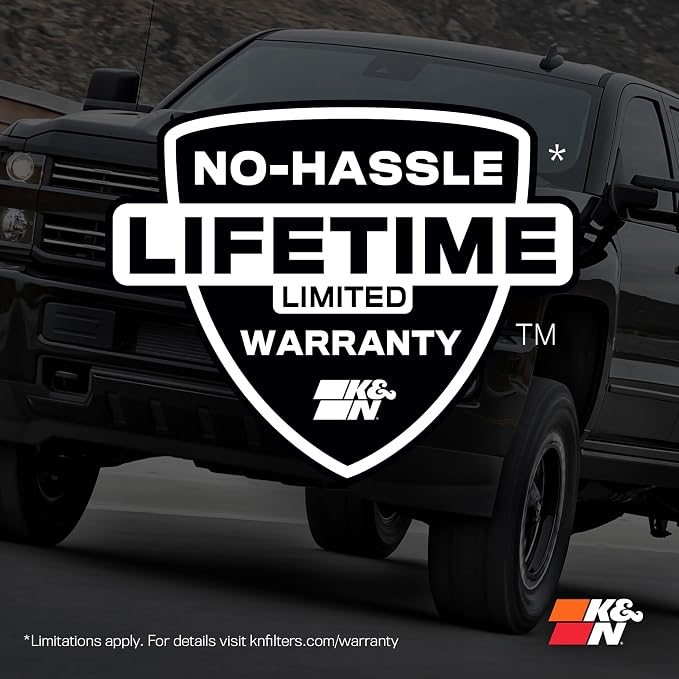 K&N High-Flow Original Lifetime Engine Air Filter: Increase Power: Premium - Image 7