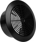 Vent Systems 6'' Inch Black Round Plastic Ceiling Vent Cover by VentSystems