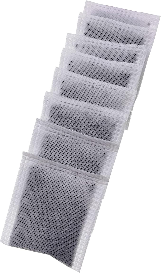 8 Pack Compact Activated Charcoal Odor Absorbing Filter Refill Deodorizer - Image 3