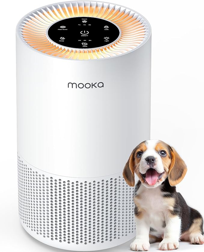 Air Purifiers for Home Large Rooms up to 1200ft², MOOKA H13 True HEPA Air by MOOKA