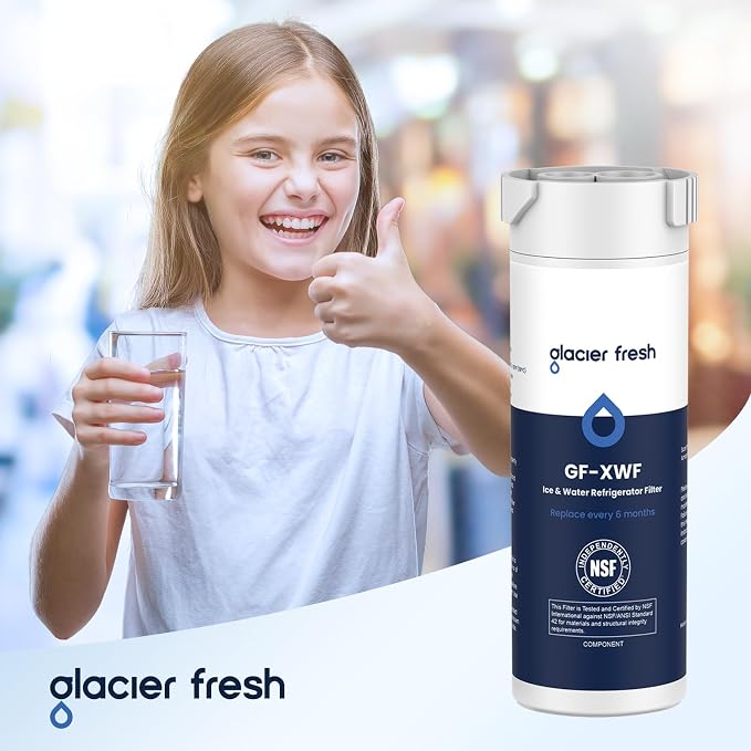 GLACIER FRESH XWF Replacement for GE XWF Refrigerator Water Filter Pack of 3 - Image 8