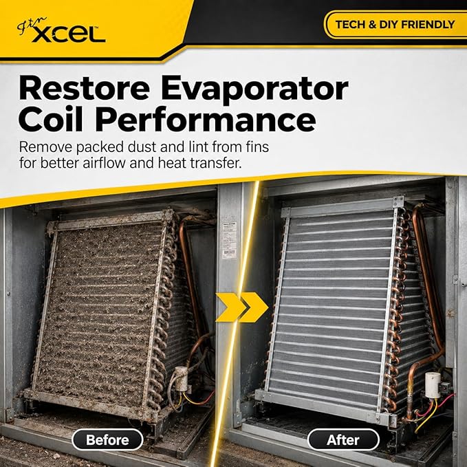 HVAC Coil Cleaner Brush for AC Evaporator & Condenser Coil Cleaning - Image 5