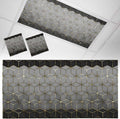 2x4 ft Fluorescent Light Cover for Ceiling Gray Mottled Gradient Geometric by Unknown