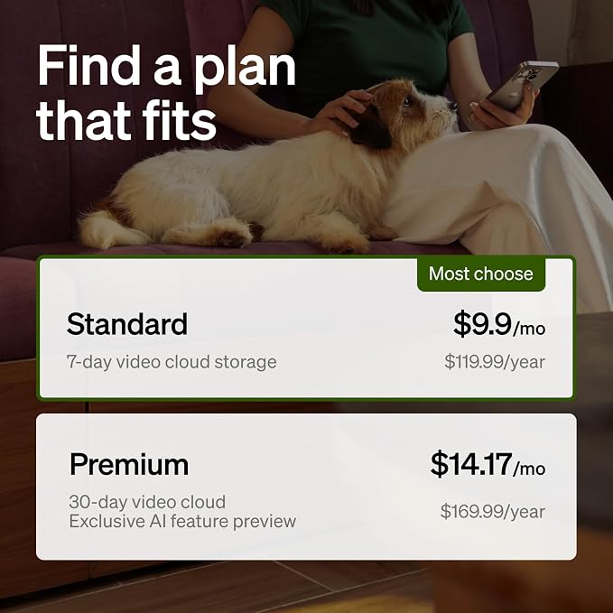 PETLIBRO Dog Camera with Phone App, 360° Auto Tracking Pet Camera Indoor with - Image 6