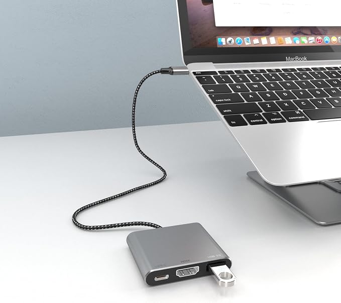 Battony USB C Multiport AV Adapter by Battony