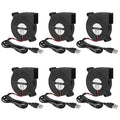 6Pcs 50mm Cooling USB Blower Fan 5015 5V USB 5 Volt Fans Blower Turbine Turbo by Unknown