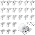 Maitys 24 Pcs 1" Swivel Profile Casters Wheels by Maitys