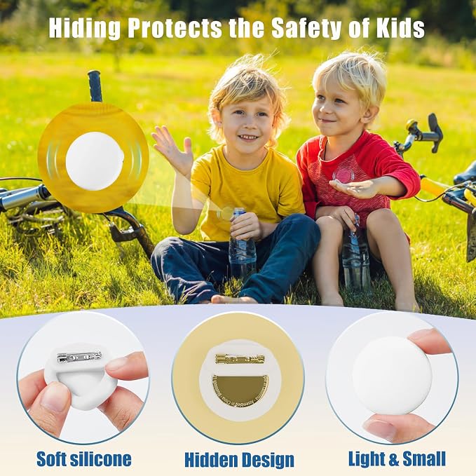 for AirTag Holder 8 Pack for Kids Hidden, Hidden Discreet Toddler Tracker - Image 3