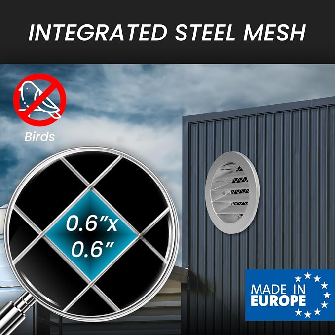 Repa Market 12.5 Inch Heavy-Duty Aluminum Alloy Gable Vent - Image 4