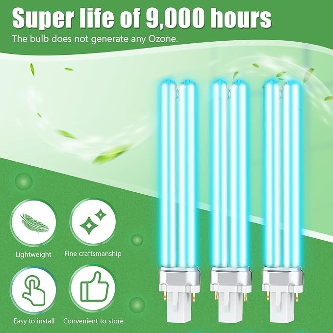 UV UV-C Light Bulbs 9W G23 Base Replacement Bulb - Image 4