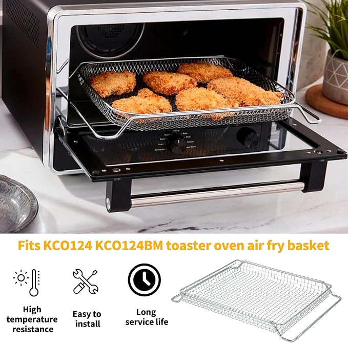 Allstare KCO124BM Air Fryer Basket Replacement - Image 5