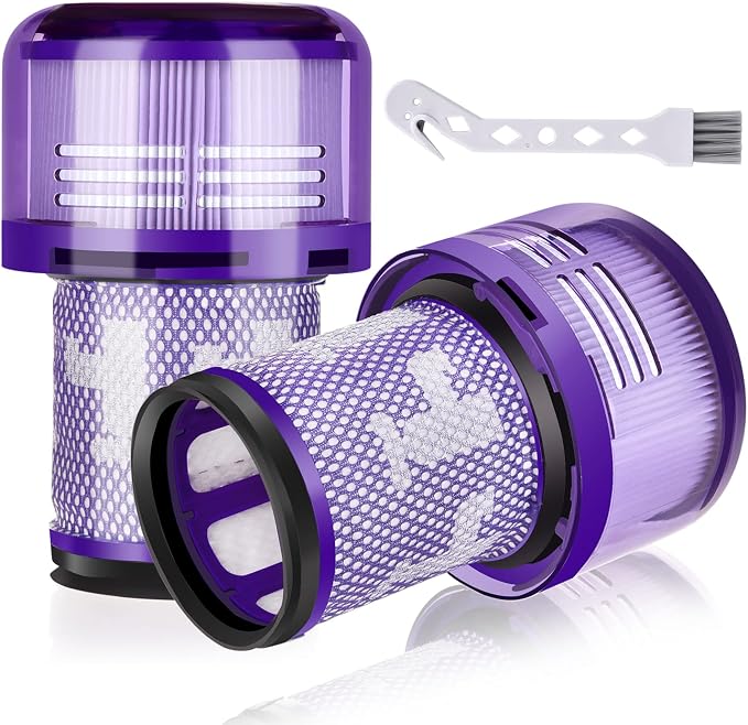 2 Pack Filter Replacements for Dyson V12 Detect Slim Animal Slim+ Cordless V12 by Leadaybetter