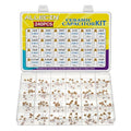 24 Values Monolithic Ceramic Capacitor Assortment Kit 10pF 20pF 30pF 47pF 56pF by ALLECIN
