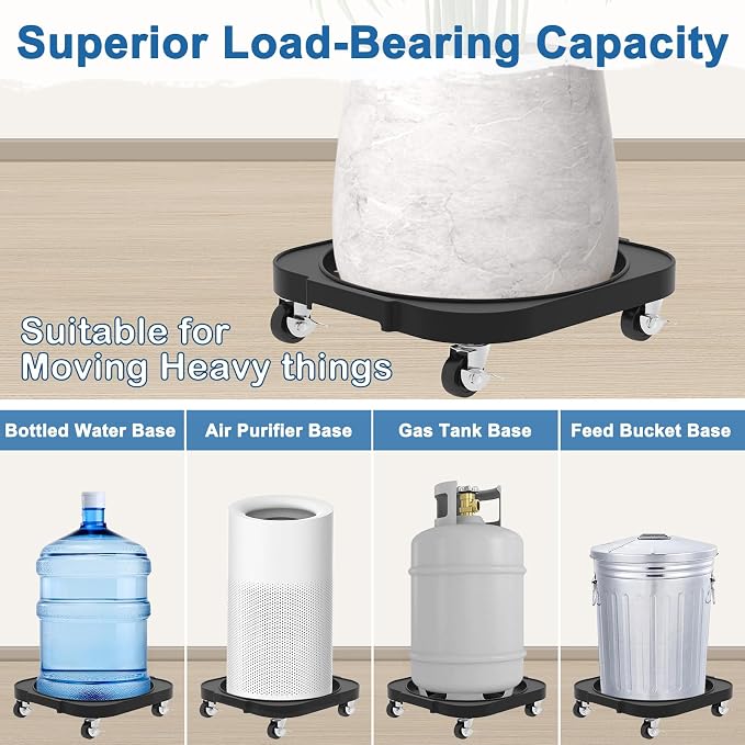 2 Pack 11'' Heavy Duty 5 Gallon Water Jug Holder Caddy - Image 3