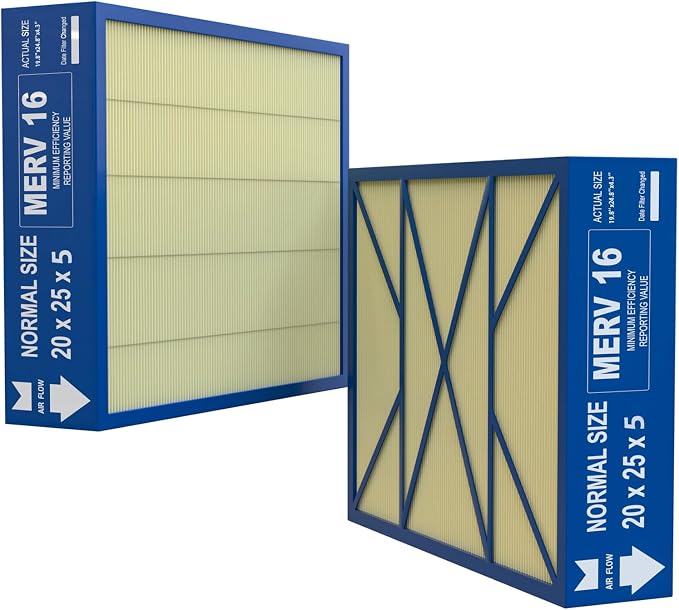 20x25x5 Merv 16 Pet Care Air Filter Compatible by Amboseli