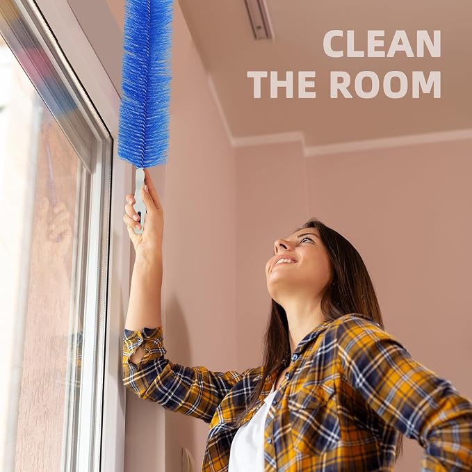 Fan Brush, CN1ST 2PCS Fan Cleaning Brush Reusable Removes Dirt from Fans - Image 7