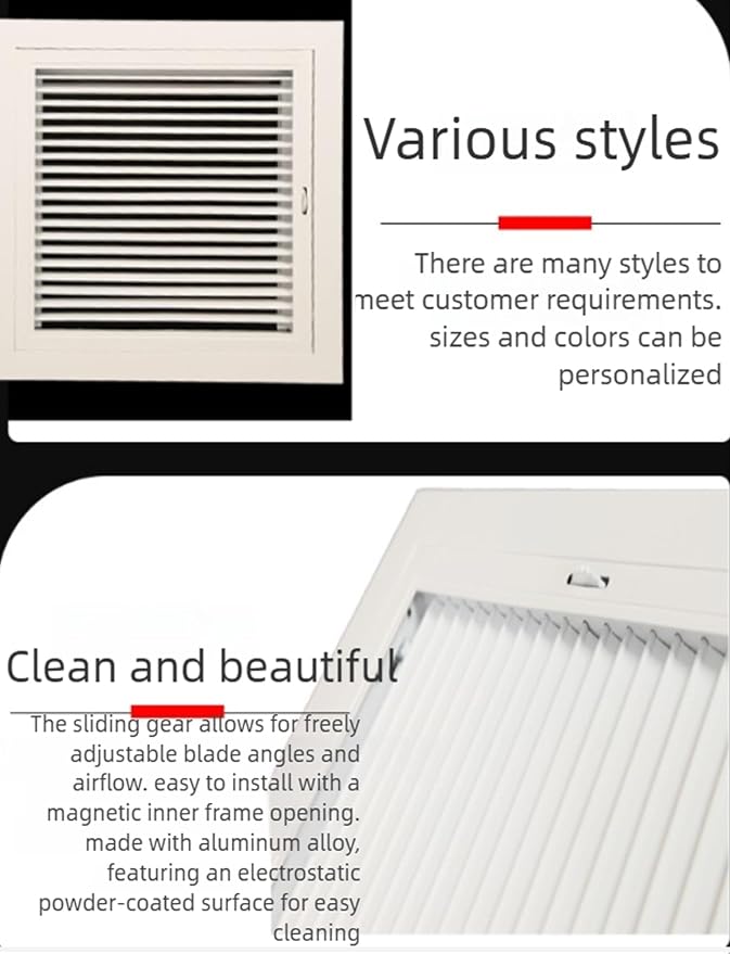 Adjustable HVAC Louver Vent Grille - Image 4