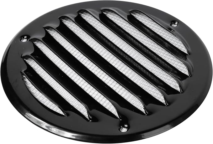 Vent Systems 4" Inch Scratch Resistant Black Soffit Vent Cover - Image 9
