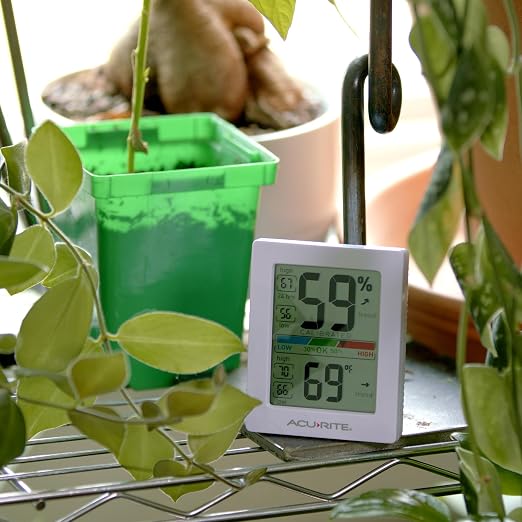 AcuRite Humidity Meter Hygrometer and Indoor Thermometer, Hygrometer - Image 5