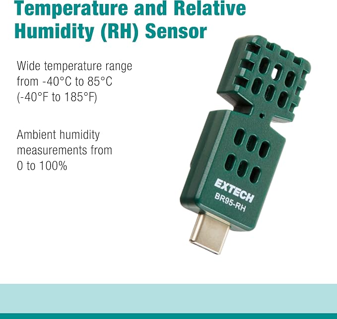 Extech BR95-RH External Temperature and Humidity RH Sensor Accessory - Image 5