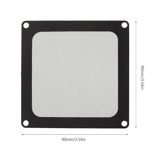 5Pcs PC Fan Dust Filter, 90x90mm PC Dust Filter, Magnetic Frame Case Cover - Image 2