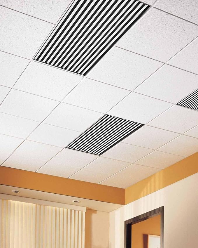 1 Pack Black and White Stripes Fluorescent Light Covers - Image 3