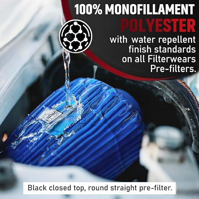 FILTERWEARS Pre-Filter F102L For SPECTRE Air Filters 8131 8132 8136 8138 K&N - Image 4