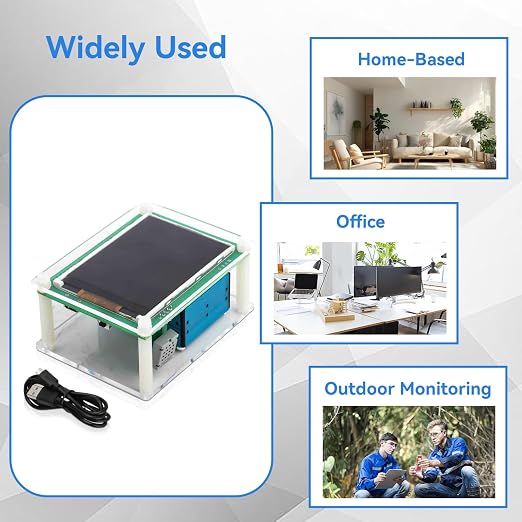 Portable Air Quality Monitor Indoor, 2.8in PM1.0, PM10.0 Air Quality Tester - Image 5