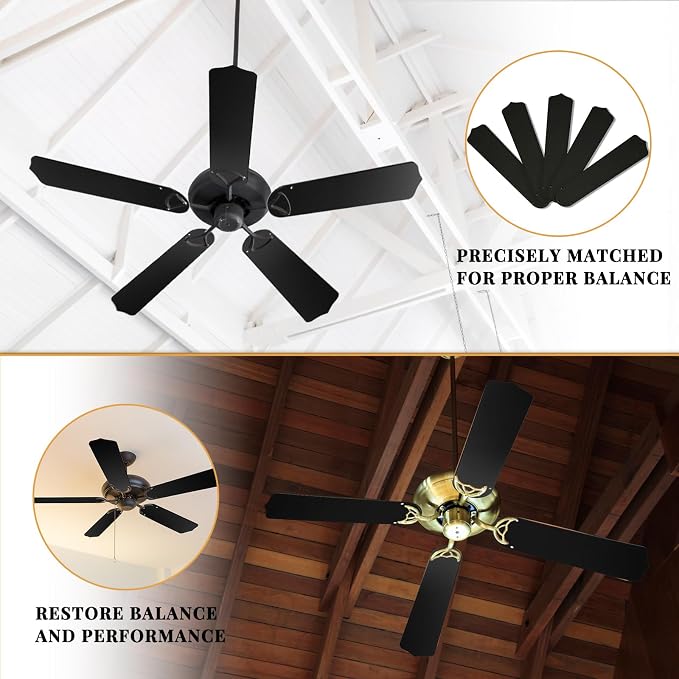 Lineshading 10 Pack 16 1/2" Replacement Fan Blades - Image 4