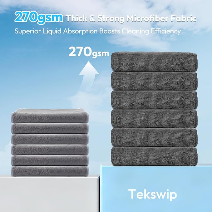 Microfiber Cleaning Cloth, 12 Pack - Image 2