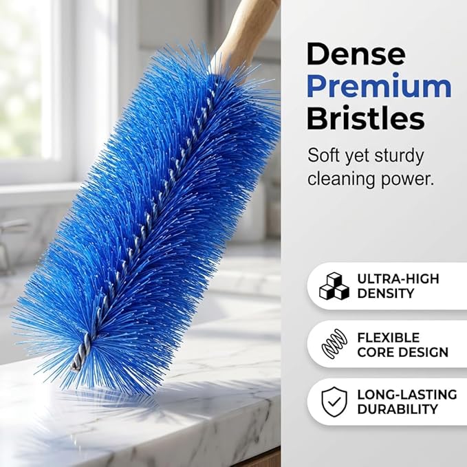 Fan Cleaning Brush, Fan Brush Cobweb Duster Microfiber Duster Ideal - Image 4