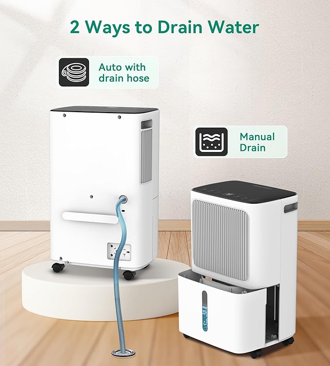 VEAGASO 34 Pint/D Dehumidifier for Basement - Image 4