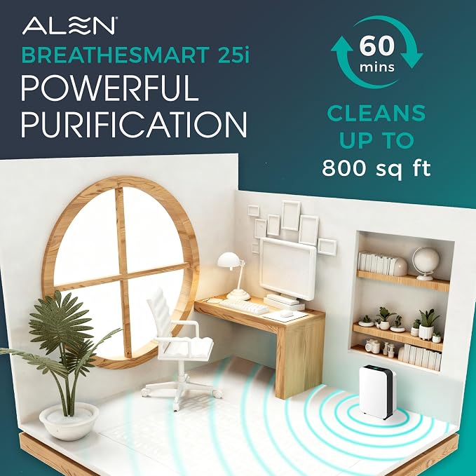 Alen 25i HEPA Air Purifier, Ultimate Filter, Covers 800 Sq Ft | - Image 3