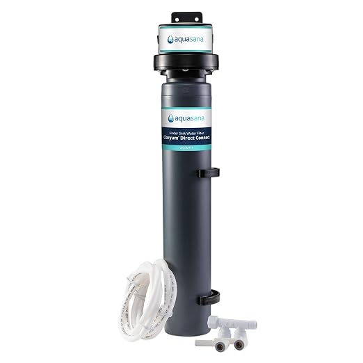 Aquasana Water Filter for Sink Faucet | Reduces 99% of 78 Contaminants by Aquasana