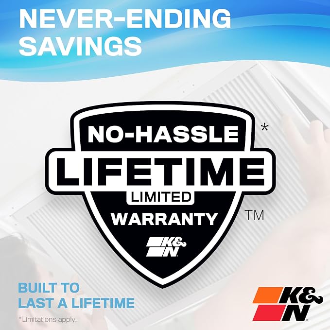 K&N 16x25x1 Air Filter, Merv 11, Washable Air Filter, the Last Furnace Filter - Image 7