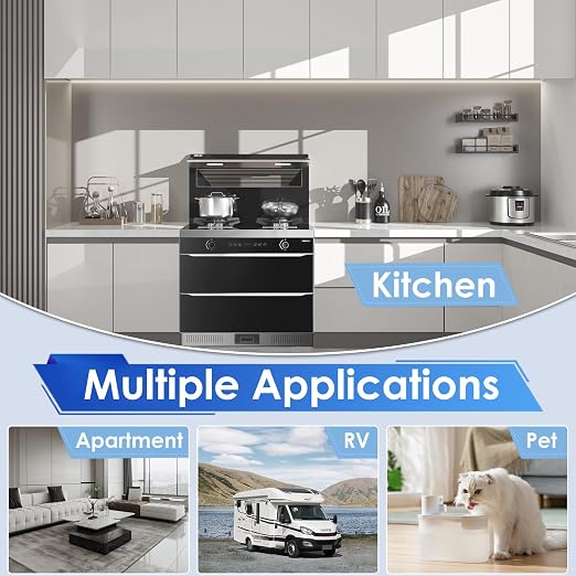 VORTOPT Countertop Water Filter System, Direct Connect Water Filtration-0.01μm - Image 5