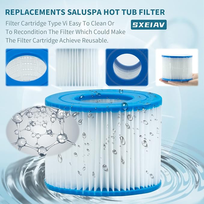 Type vi spa Filter and hot tub Filter Replacement Cartridge - Image 5