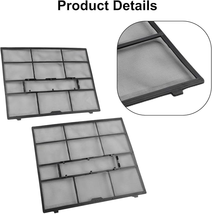 Wall-Mounted Air Conditioner Filter Screen, Plastic Anti-Dust Mesh - Image 2