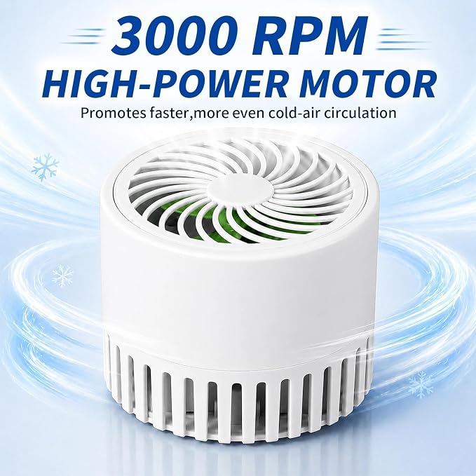 RV Refrigerator Fan, Low Noise, 3000 RPM Motor - Image 3