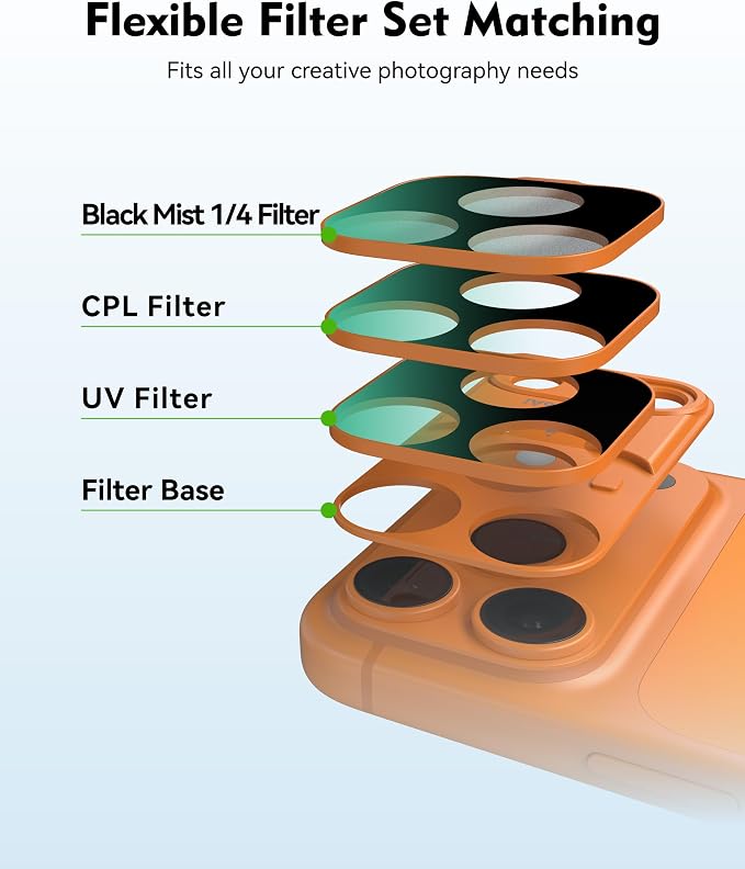 Magnetic UV Filter for iPhone 17 Pro, Snap-On Smartphone Camera Lens Filter - Image 2