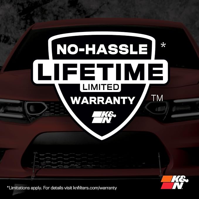 K&N High-Flow Original Lifetime Engine Air Filter: Increase Power: Premium - Image 7