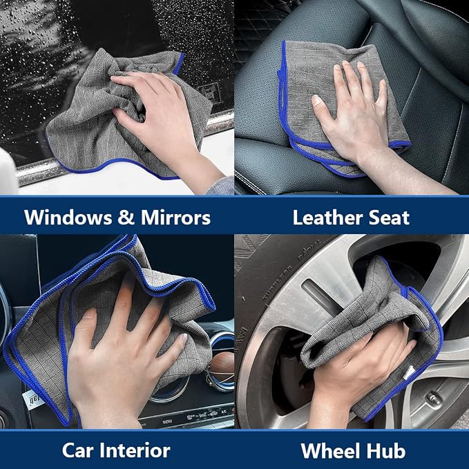Airlab Glass Polishing Cloth Streak Free Miracle Cleaning Cloth Lint Free - Image 7
