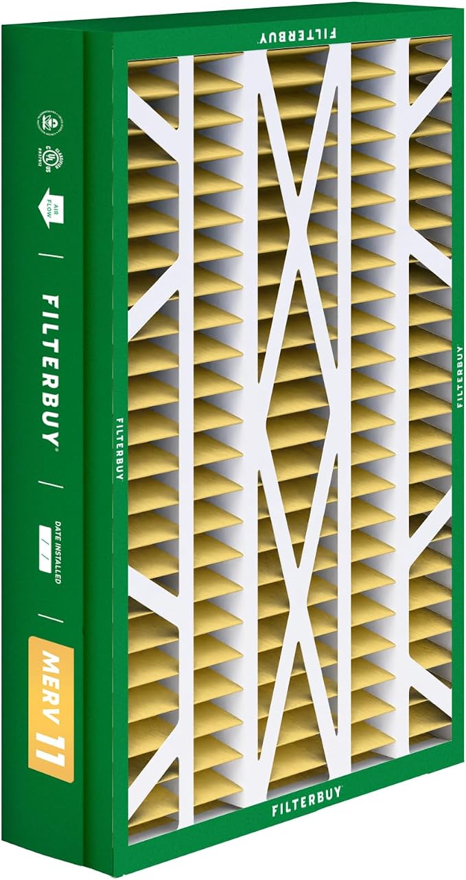 Filterbuy 14.5x27x5 Air Filter MERV 11 Superior Pet & Allergy Defense, Pleated - Image 8