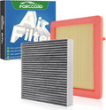 Cabin & Engine Air Filter Fit for 2016-2020 Buick Envision L4 2.0L, 2017-2020 by Forccord