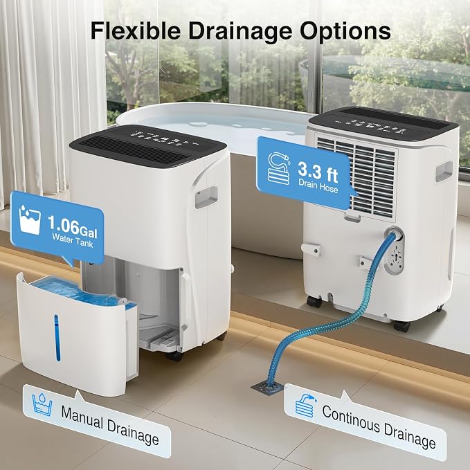 ZAFRO 5000 Sq.Ft Dehumidifiers for Home and Basement - Image 6
