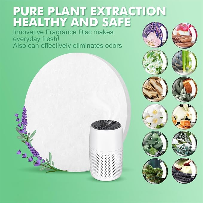 Teenyyou 12 Flavors 24 Pcs Air Filter Aroma Pads Air Purifier Scented Pads - Image 3