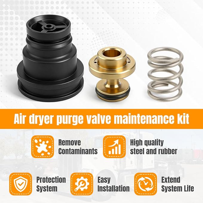Jerbor Upgraded R950014 Air Dryer Valve Rebuild Kit Fit - Image 3