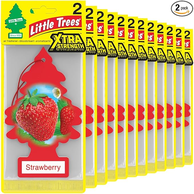LITTLE TREES Car Air Freshener | Xtra Strength Provides Long-Lasting Scent by LITTLETREES