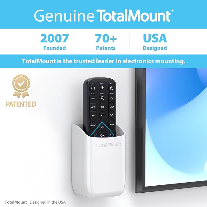 TotalMount Hole-Free Remote Holders – Eliminate Need to Drill Holes in Your Wall - Image 5